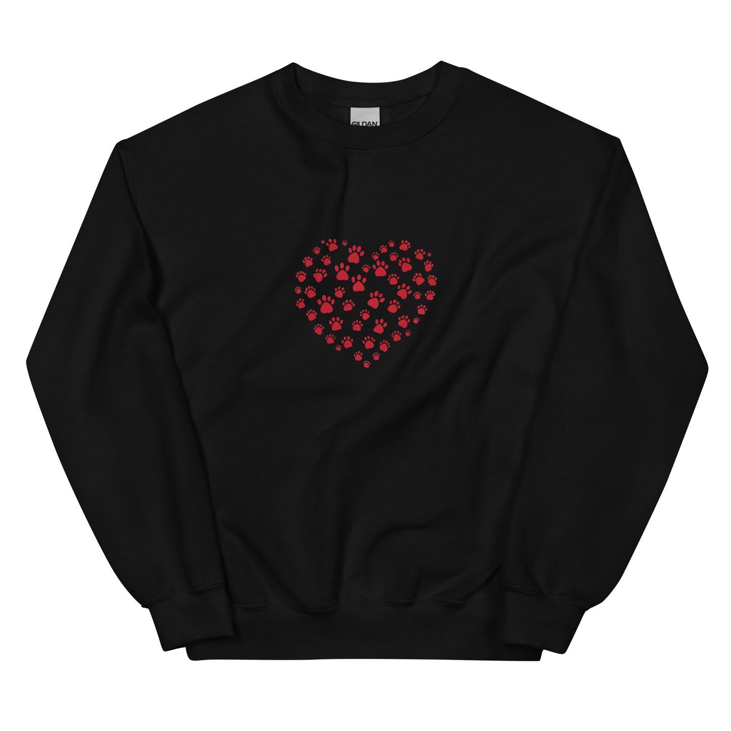 Pawprint Love Heart Sweatshirt