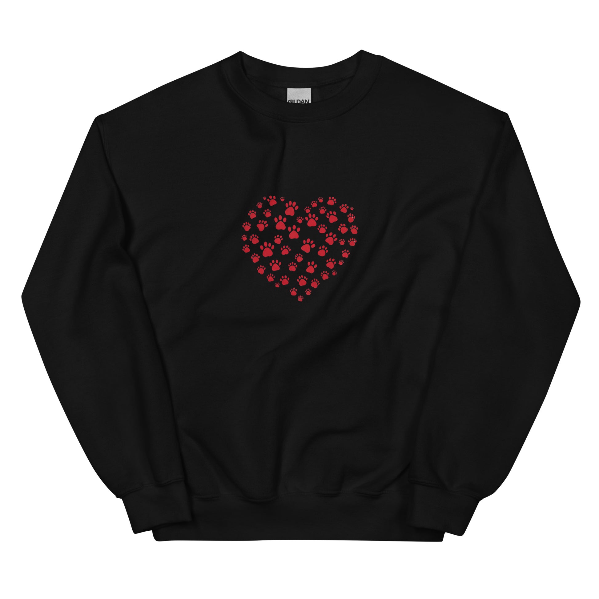 Pawprint Love Heart Sweatshirt