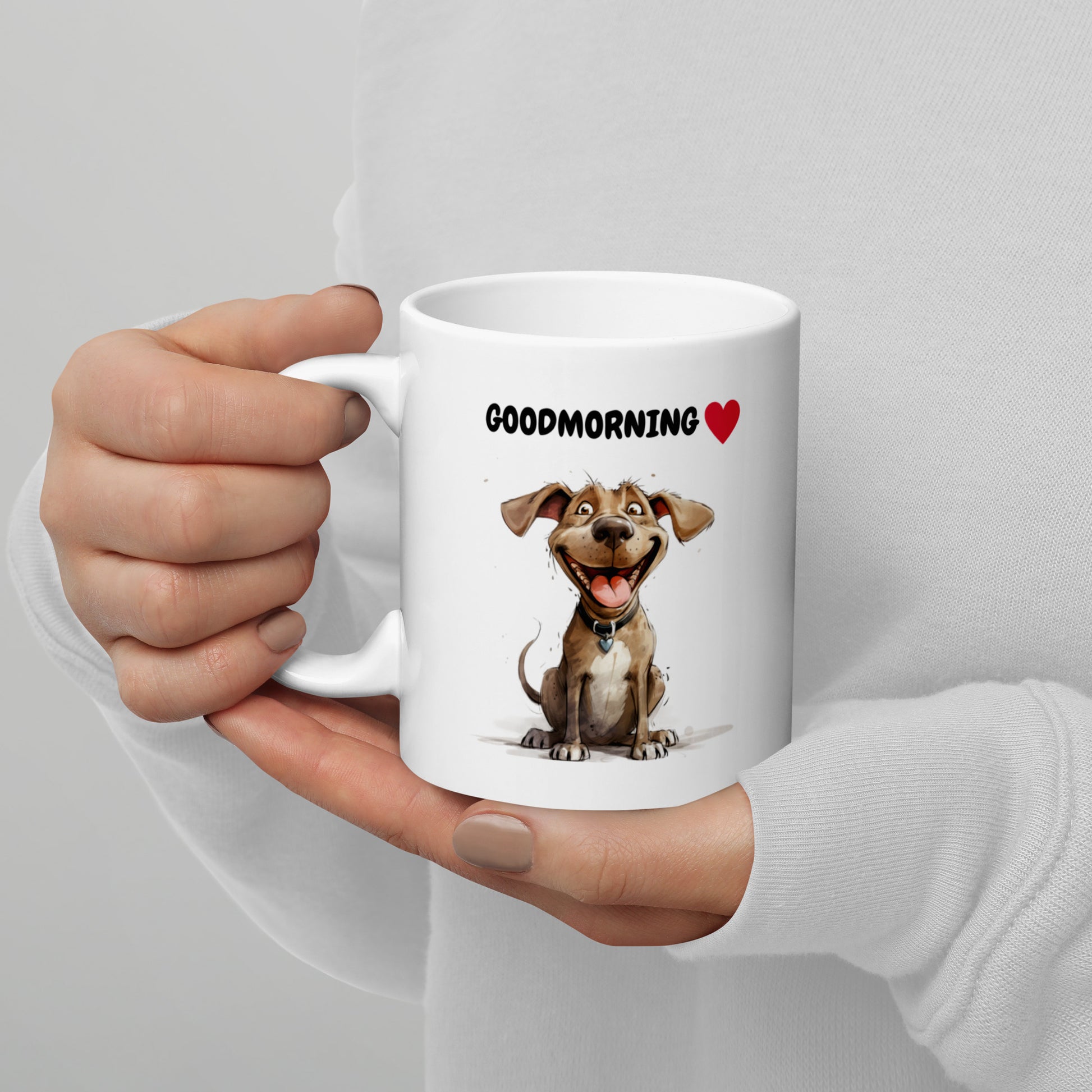 Good Morning Dog Ceramic Mug